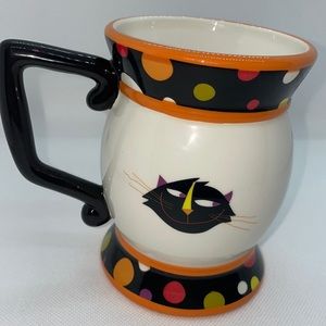 Halloween mug. Adorable cat mug.